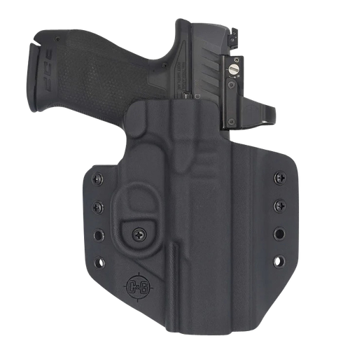 C&G Holsters Covert Outside Waistband Black Kydex Belt Loop, Walther PDP 4.5"