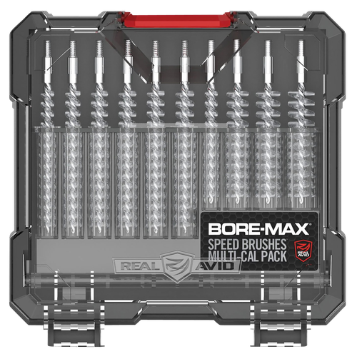 Real Avid Bore-Max Speed Brushes, Set of 10, Multi Caliber Brushes