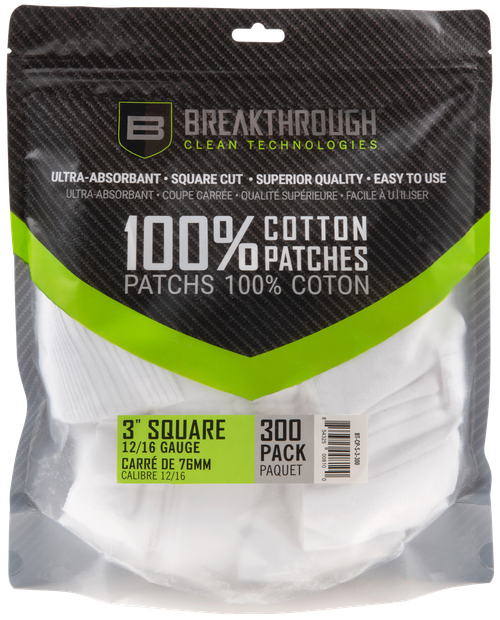 Breakthrough Clean Square Patches 12-16 Ga 300 pieces