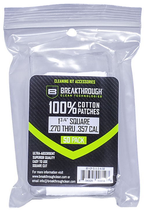 Breakthrough Clean BTCPS13/450 Square Patches 270/357 Caliber 50 pieces