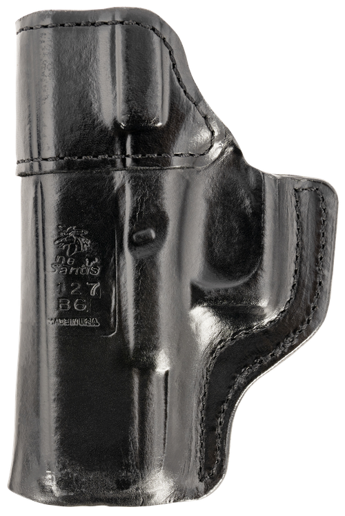 Desantis Inside Heat Inside Waistband Black Leather Belt Clip Fits Glock 19/19 Gen 5/19X/23/32/45