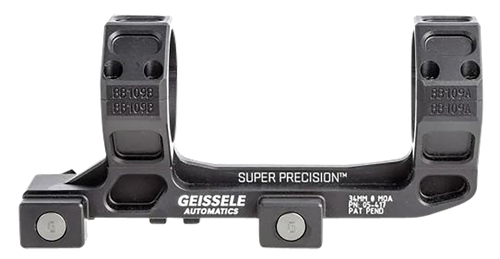Geissele Automatics Super Precision Scope Mount/Ring Combo Standard Black Anodized Aluminum 34mm Tube Picatinny Rail Mount