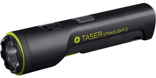 TASER StrikeLight 2 Stun Gun Black Includes Wrist Strap/ USB Charging Cable