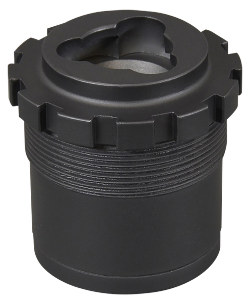 Yankee Hill HEAVY DUTY 3-Lug Adapter, Replaces Any 1-3/8"-24 Mount, Matte Finish, Black