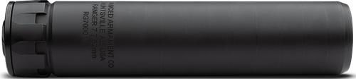 Advanced Armament Ranger 7 300 Winchester Magnum/308 Winchester, 718 Inconel, Cerakote Black, Universal Mount, 1.5" Dia, 5/8X24 Direct Thread Mount