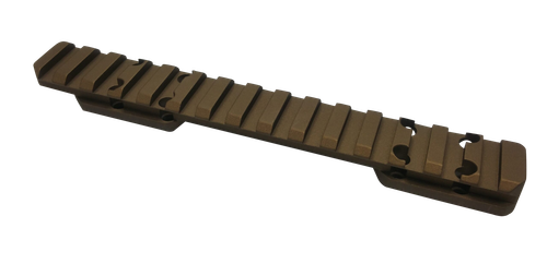 Talley Picatinny Rail Smoked Bronze Cerakote Aluminum CompatibleBrowning X-Bolt Short Action