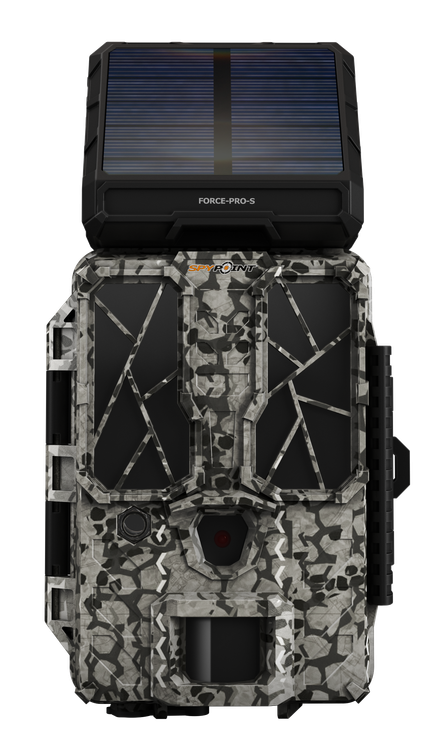 Spypoint 01872 Force-Pro-2 Camo CompatibleSpypoint App Features Integrated Solar Panel
