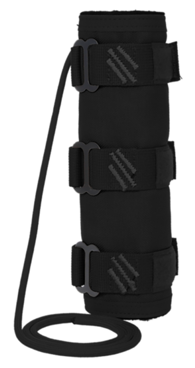 GPS Tactical Suppressor Cover 7.50" Black 1000D Nylon with Tether Line