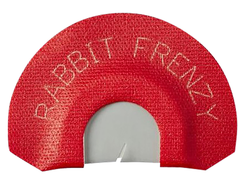 Johnny Stewart Wildlife Calls Rabbit Frenzy Diaphragm Call Double Reed Rabbit Sounds Attracts Predator Species Red 45 Degree Cut