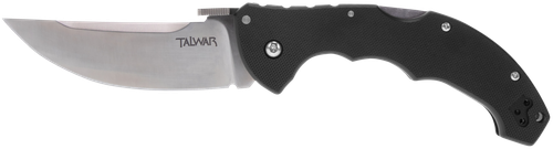 Cold Steel 4" Folding Straight Back Plain S35VN Blade 5.25" G10 Handle Includes Belt Clip