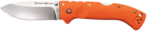 Cold Steel Ultimate Hunter 3.50" Folding Drop Point Plain American S35VN Blade/5" Orange G10 Handle Includes Belt Clip