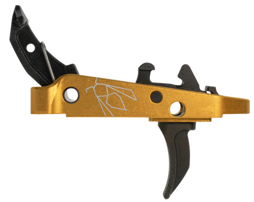 CMC Triggers Drop-In Yella Jacket Combat Trigger Group 2.0 Single-Stage Curve with 2.50 lbs Draw Weight, Black with Yellow Housing, Fits AK-47