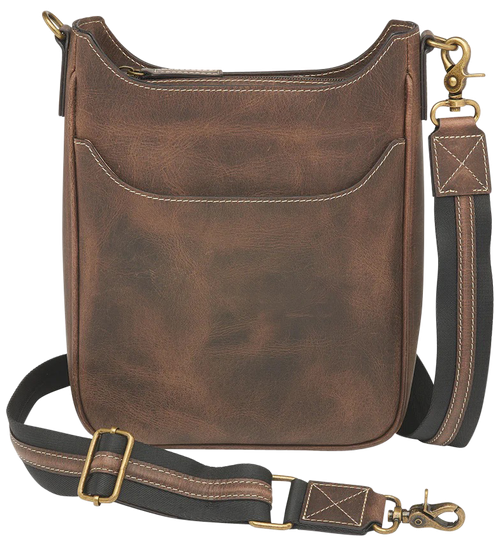 Gun Tote'n Mamas Gtm-Czy/17 Crossbody Mail Pouch Brn