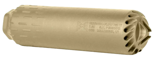 HUXWRX Flow 7.62 NATO, Flat Dark Earth, Titanium, Includes 5/8X24 762 Muzzle Brake, Fits HUXWRX Muzzle Devices