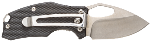Smiths Products Lil Choncho 2.20" Folding Drop Point Plain Polished 400 SS Blade/Black G10 Handle Includes Pocket Clip
