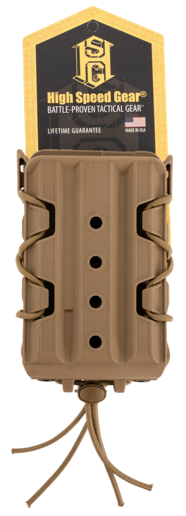 High Speed Polymer Taco X2R, Double Magazine Pouch, Molle, Fits Most AR 15 Magazines, Polymer Construction, Coyote Brown