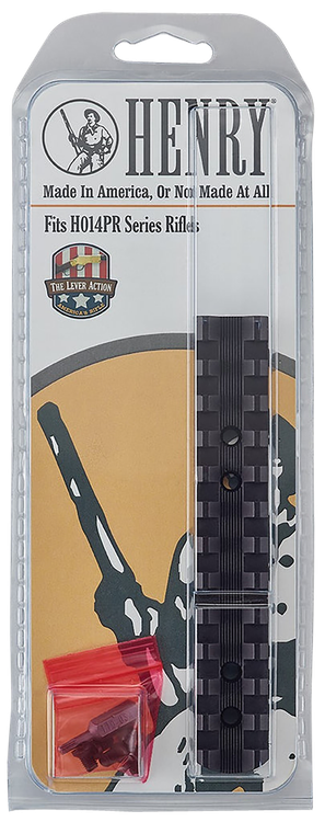 Henry Picatinny Rail Matte Black Aluminum 5.09" Long Fits Henry H014 Long Ranger