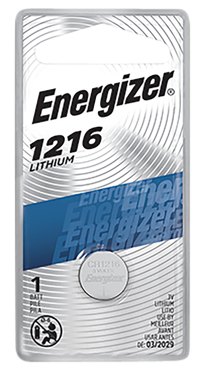 Energizer Energizer 1216 Battery Lithium Coin 3.0 Volt, Qty (72) Single Pack