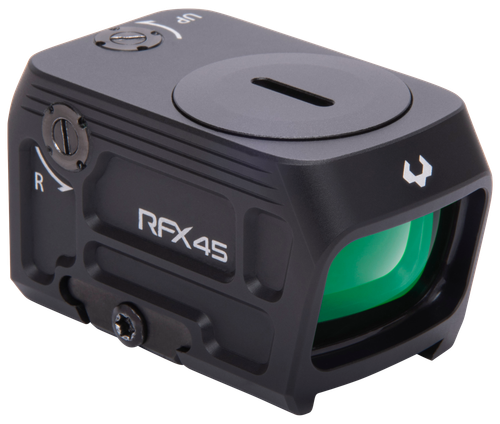 Viridian Weapon Technologies RFX 45, Green Dot Optic, 5 MOA Dot, 24X15.5MM Objective, ACRO Footprint, Matte Finish, Black, Includes RMR Footprint Adapter