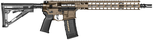 Radian Weapons Model 1 Carbine, 223 Wylde, 14.50" Pinned & Welded Barrel, Radian Brown Billet Rec/M-Lok Handguard, Magpul Grip & CTR Stock, Ambi Controls, Mid-Length Gas, 30rd