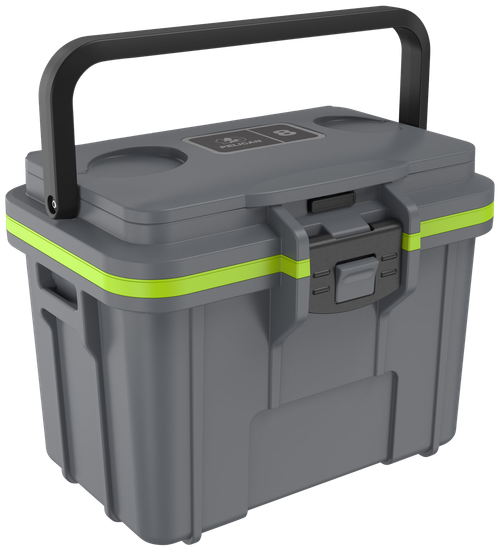 Pelican 8q-1-DkgryeGreen 8qt Elite Cooler Gry/Green