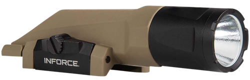 INFORCE WMLx, Weaponlight, Gen 3, Fits Picatinny, Flat Dark Earth, 1100 Lumen for 2 Hours, White LED, Constant/Momentary/Strobe