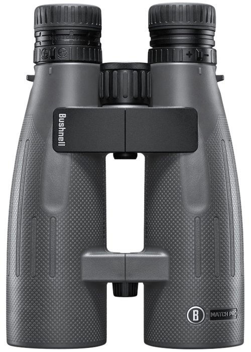 Bushnell Match Pro ED Gray Textured 15x56mm Shot-Call MRAD Reticle Abbe-Koenig Prism Magnesium