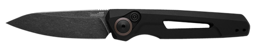 Kershaw Launch 11 Automatic 2.75" Folding Drop Point Plain Black Oxide Blackwash CPM 154 SS Blade, Black Anodized Aluminum Handle, Includes Pocket Clip