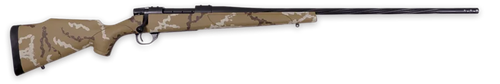 Weatherby Vanguard Outfitter 300 Winchester Magnum, 26" Threaded Barrel, Brown and White Hand Sponge Paint, 3rd
