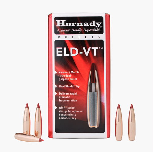 Hornady ELD-V 6.5mm .264 100gr, 100 Per Box, BULLETS NOT AMMO