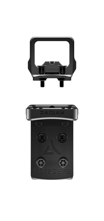 Radian Weapons Guardian, Holosun 407/507 Optic Guard Mount, For Walther PDP 2.0, Anodized Finish, Black
