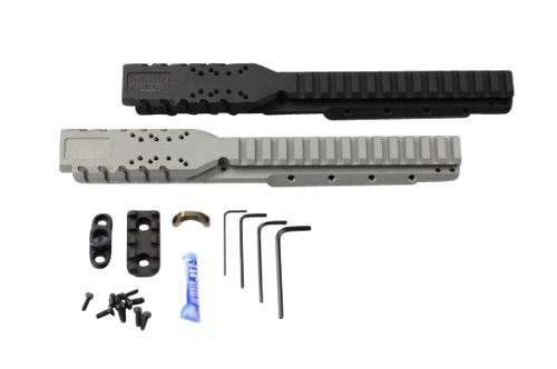 Samson Hannibal Picatinny Top Rail, Natural Gray, Fits Ruger Mini 14/30/AC-556 2008+