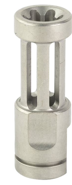Samson 04-06062-00 Flash Hider Natural Stainless Steel with 2.50" OAL & .860" Diameter for Ruger 10/22