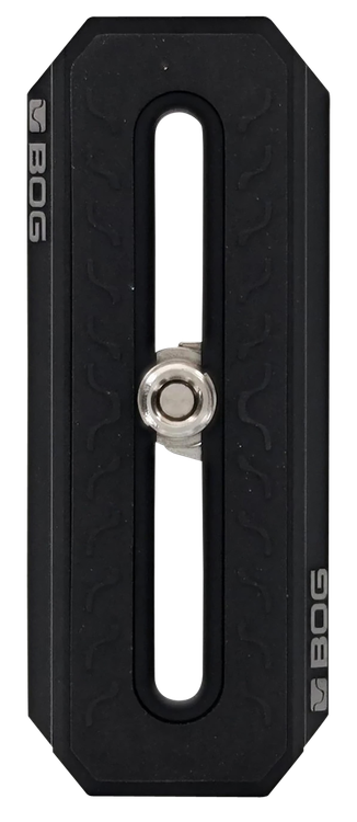 BOG ARCA Swiss Optics Plate, Black, Aluminum Construction