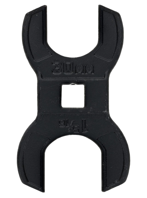 Wheeler Delta Series, Crowfoot Wrench, 1-1/8 / 1-1/4, Black, Steel Construction