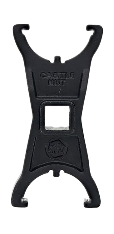 Wheeler Delta Series, Crowfoot Wrench, Castle Nut, Black, Steel Construction