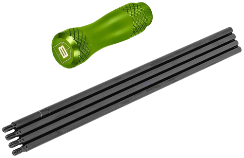 Breakthrough Clean Technologies Premium Cleaning Rod, For Use with Handguns, s, and Shotguns, 4 Piece Rod Set, Aluminum Handle