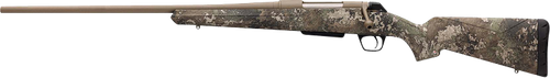 Winchester XPR Hunter Full Size 6.5 PRC 3rd,24" Flat Dark Earth Perma-Cote Sporter Barrel, Drilled & Tapped Steel Receiver, TrueTimber Strata Fixed Synthetic Stock, Left Hand