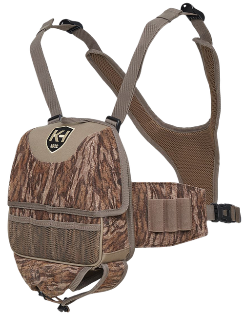 Knight & Hale Run N Gun Turkey Vest Chest Mossy Oak Bottomland