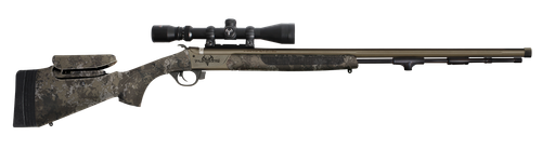 Traditions Pursuit XT Pro 50 Cal, 26" Threaded Barrel, Veil Alpine Camo, 3.5-10x44mm Duplex Scope