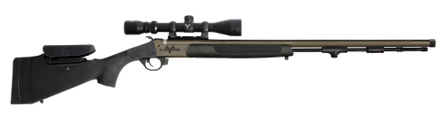 Traditions Pursuit XT Pro Scope 50 Caliber Tungsten Cerakote 26" Fluted/Threaded VAPR Twist Barrel, Black Adj Cheek Piece & LOP Synthetic Stock, 3.5-10x44mm Duplex