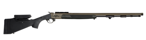 Traditions Pursuit XT Pro 45 Caliber Tungsten Cerakote 26" Fluted/Threaded VAPR Twist Barrel, Black Adj Cheek Piece & LOP Synthetic Stock