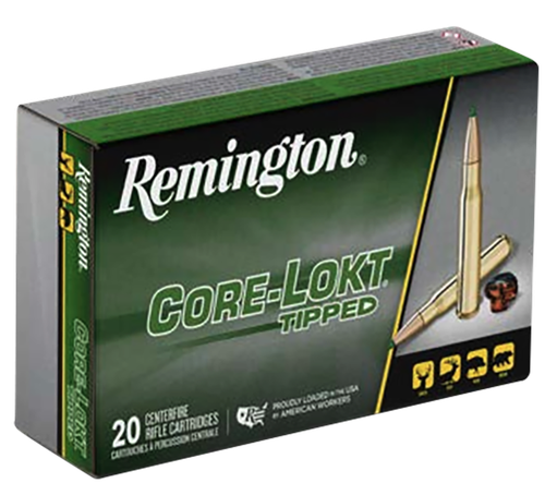 Remington Core Lokt Tipped, 7MM-08, 140gr, Core-Lokt Polymer Tip, 20rd Box