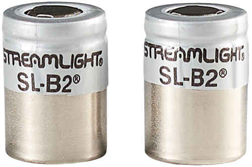 Streamlight SL-B2 Rechargeable Battery, 2 Pack, Silver and Black
