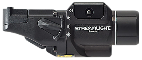 Streamlight TLR-1 RM Laser Black Anodized Aluminum, 500 Lumens White LED Bulb/Green Laser, 210 Meters Beam, Picatinny Rail Mount