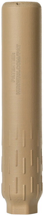 HUXWRX Flow 22 Ti 22 LR, Cerakote Finish, Flat Dark Earth, Grade 5 Titanium, 1/2X28 Direct Thread