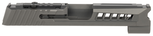 True Precision Inc Axiom Optic Cut Slide Fits Sig P365 XL Black DLC Anodized 416R Stainless Steel