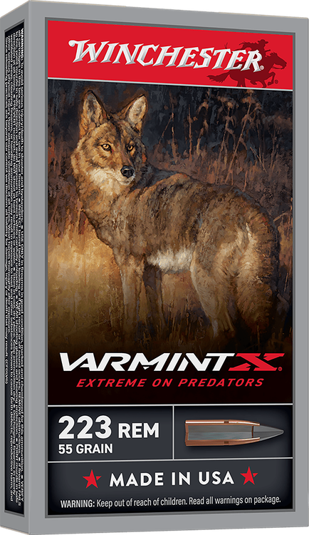 Winchester Varmint X 223 Remington 55gr, Extreme Point 20 Per Box