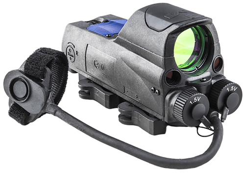 Meprolight MOR PRO Black 1x30mm 4.3 MOA Amber Dot/ Bullseye Illuminated Reticle Green/IR Laser