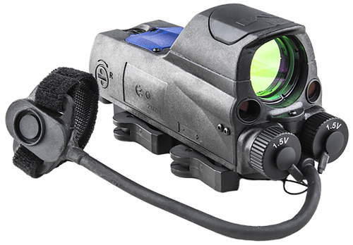 Meprolight MOR PRO Black 1x30mm 2.2 MOA Amber Dot/ Bullseye Illuminated Reticle Red/IR Laser